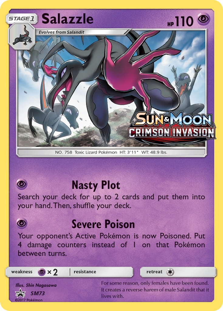 Salazzle (SM73) [Sun & Moon: Black Star Promos] | Odin's Place