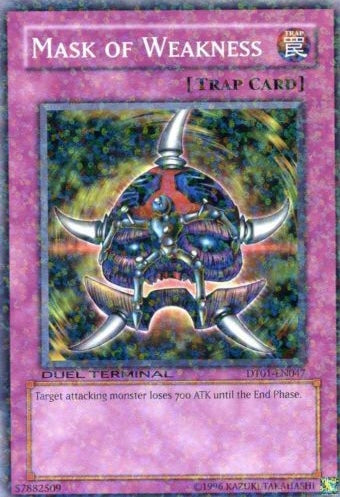 Mask of Weakness [DT01-EN047] Common | Odin's Place