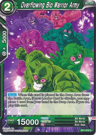 Overflowing Bio Warrior Army (BT1-078) [Galactic Battle] | Odin's Place