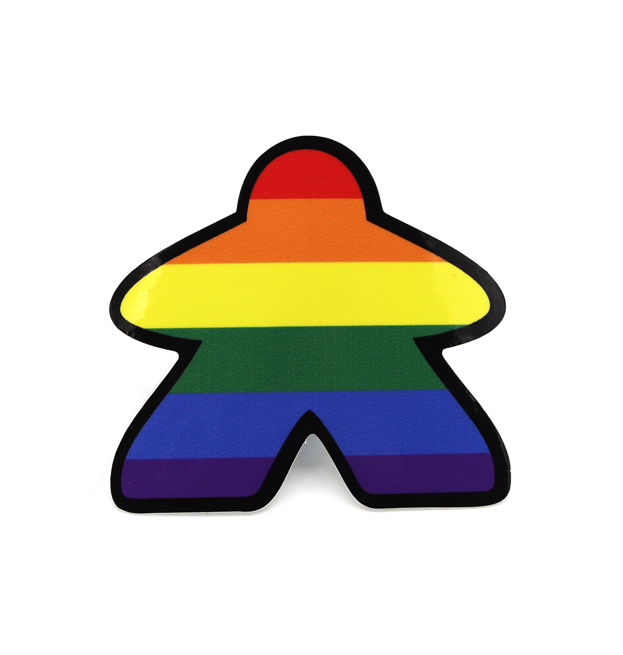 Foam Brain Meeple Pride Stickers | Odin's Place