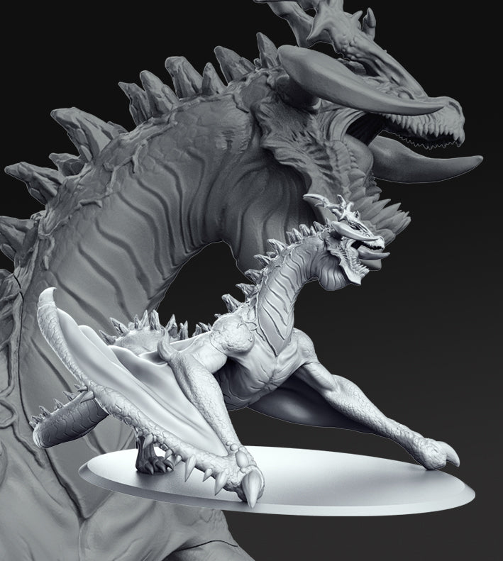 Dragon's Lair Printed Mini: Monster Hunters Set | Odin's Place