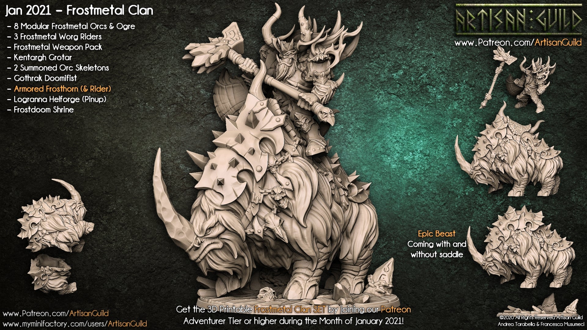 Dragon's Lair Printed Mini: Frostmetal Clan Set | Odin's Place