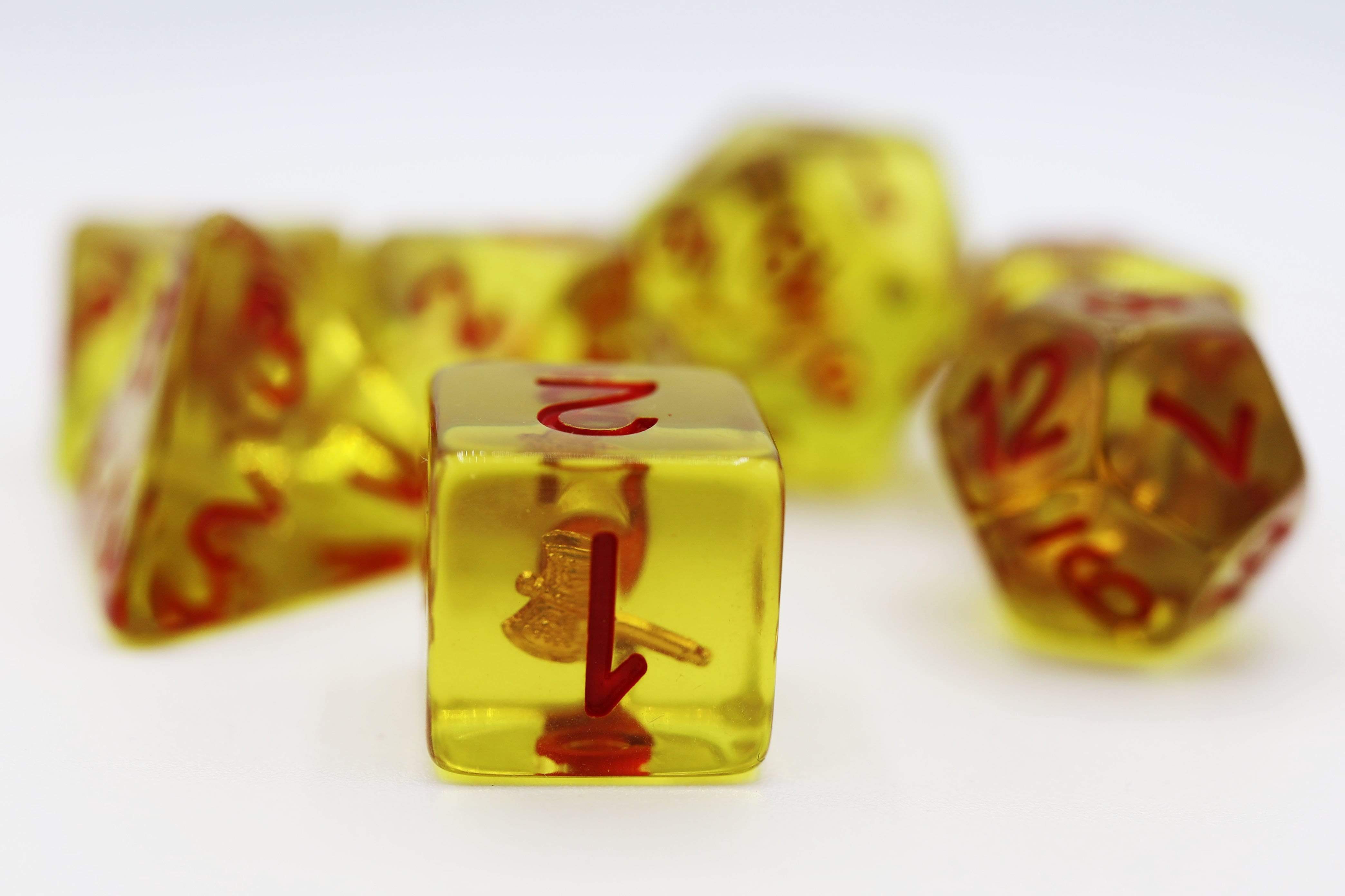 Foam Brain Barbarian's Axe RPG Dice Set | Odin's Place