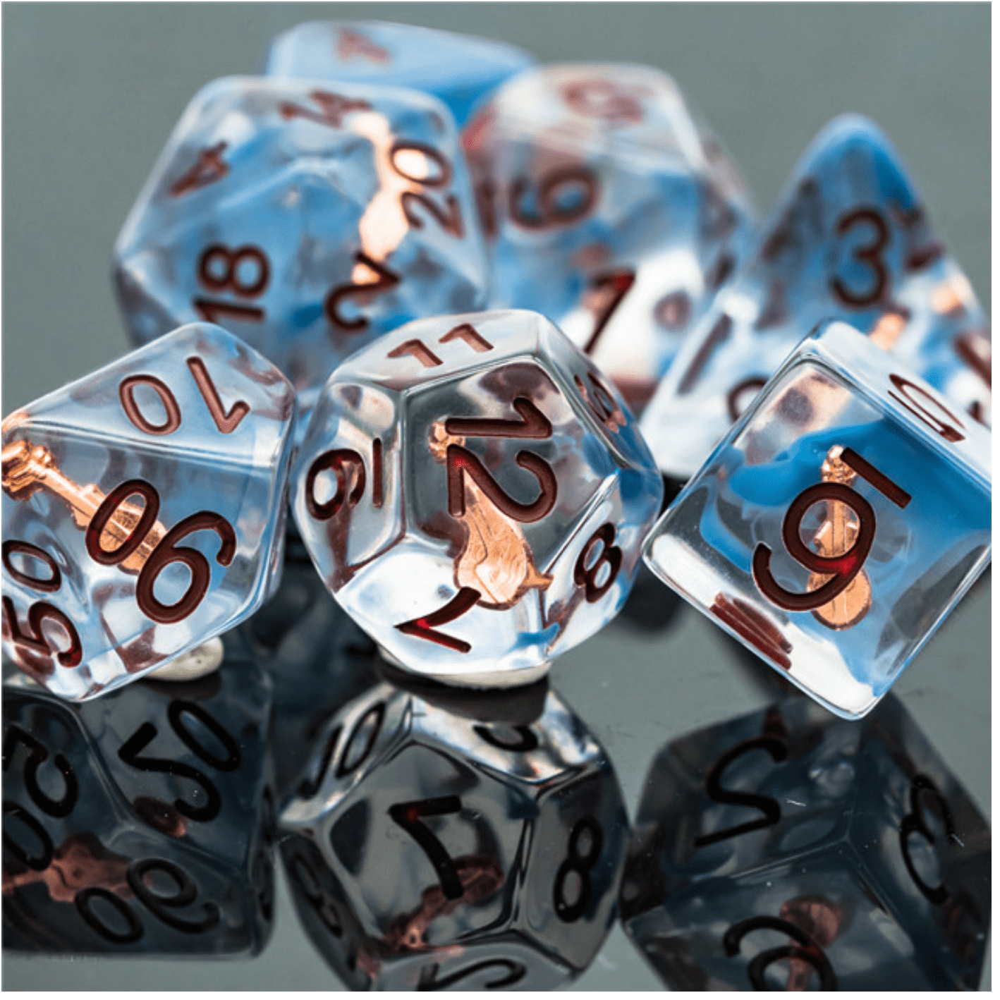 Foam Brain Bard's Lute RPG Dice Set | Odin's Place