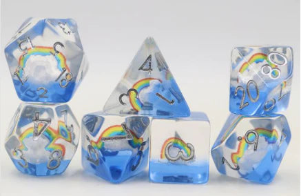 Foam Brain Poly 7 Dice Set: Beautiful Day | Odin's Place