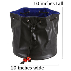 Forged Gaming Pouch of the Endless Hoard Dice Bag Brown with Gold | Odin's Place