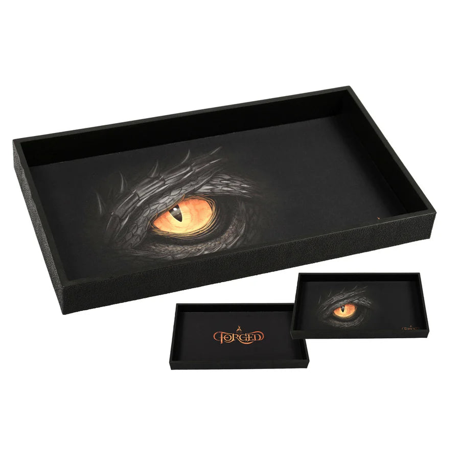 Forged Gaming Black Dragon Eye 14" Dice Tray | Odin's Place