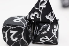 Foam Brain Black Quarry Poly 7 Dice Set | Odin's Place