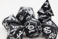 Foam Brain Black Quarry Poly 7 Dice Set | Odin's Place