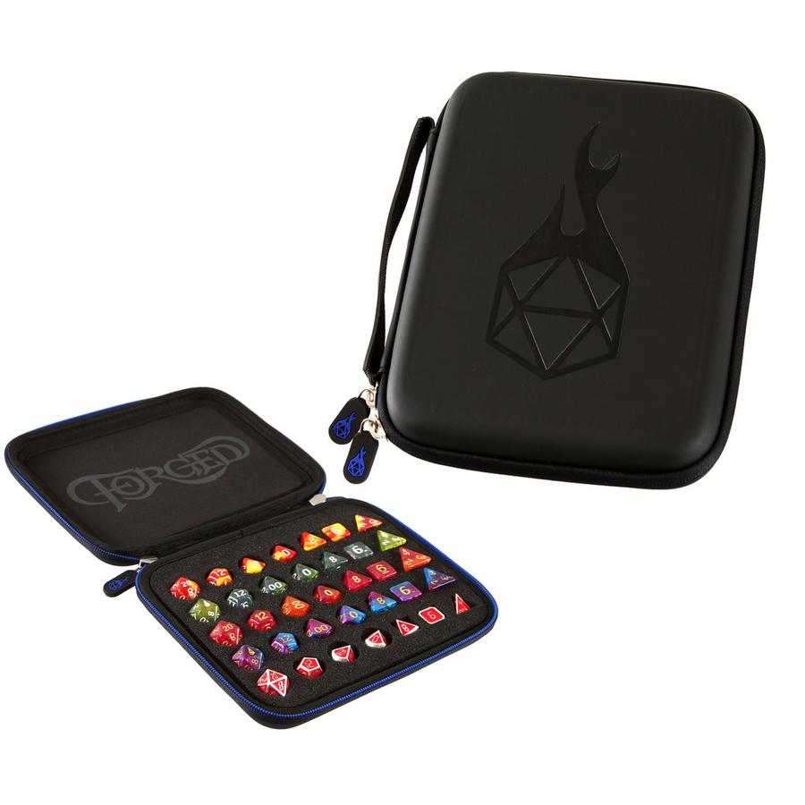 Forged Gaming Zip-Close Dice Box, Tray, and Storage Case | Odin's Place