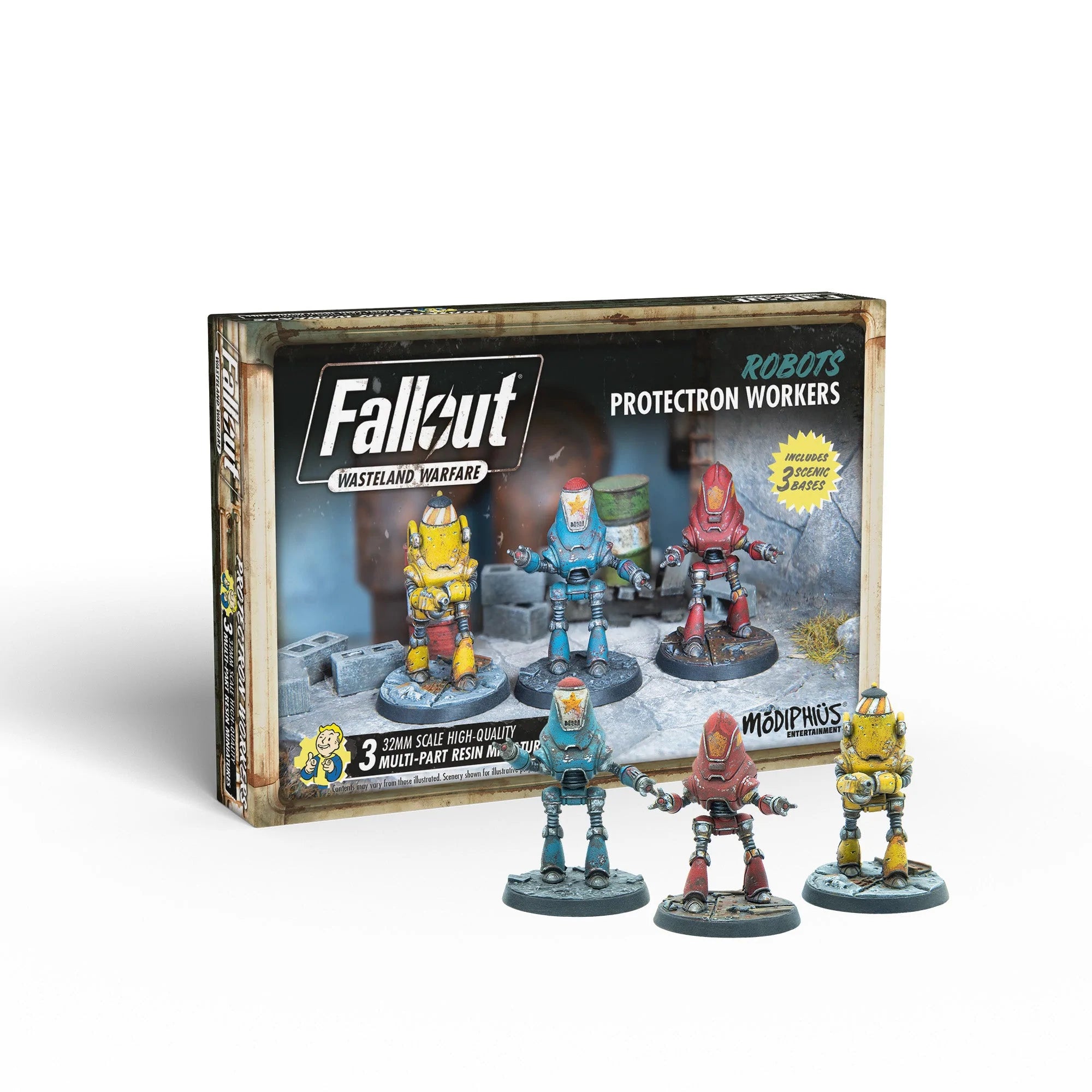 Fallout Wasteland Warfare: Protectron Workers | Odin's Place