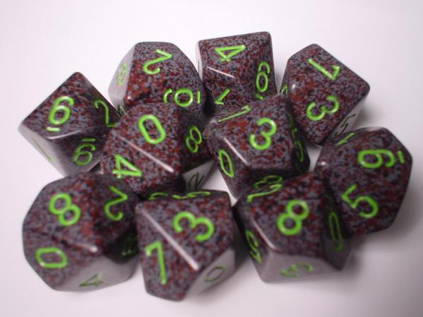 Chessex Speckled Earth D10 Set | Odin's Place