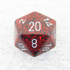 Chessex 34mm Speckled Volcano with Silver D20 | Odin's Place