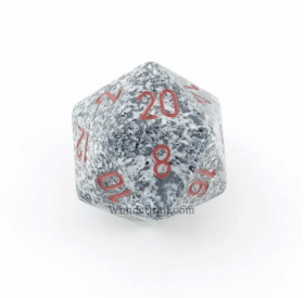 Chessex 34mm Speckled Granite D20 | Odin's Place