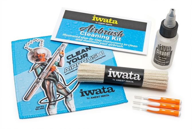 IWATA Airbrush Cleaning Kit Refill Pack | Odin's Place