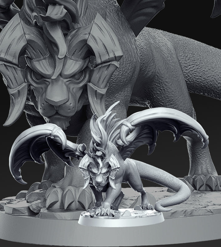 Dragon's Lair Printed Mini: Monster Hunters Set | Odin's Place