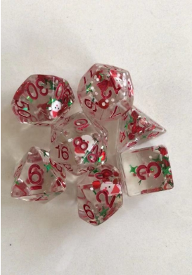 Foam Brain Christmas Poly 7 Dice Set | Odin's Place