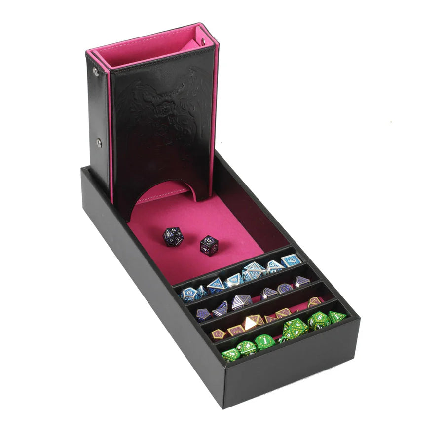 Forged Gaming Citadel Dice Tower and Tray - Pink | Odin's Place