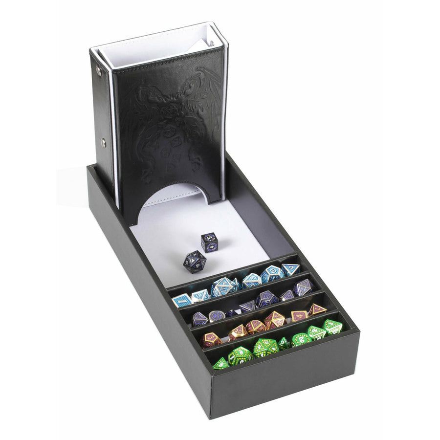 Forged Gaming Citadel Dice Tower and Tray - White | Odin's Place