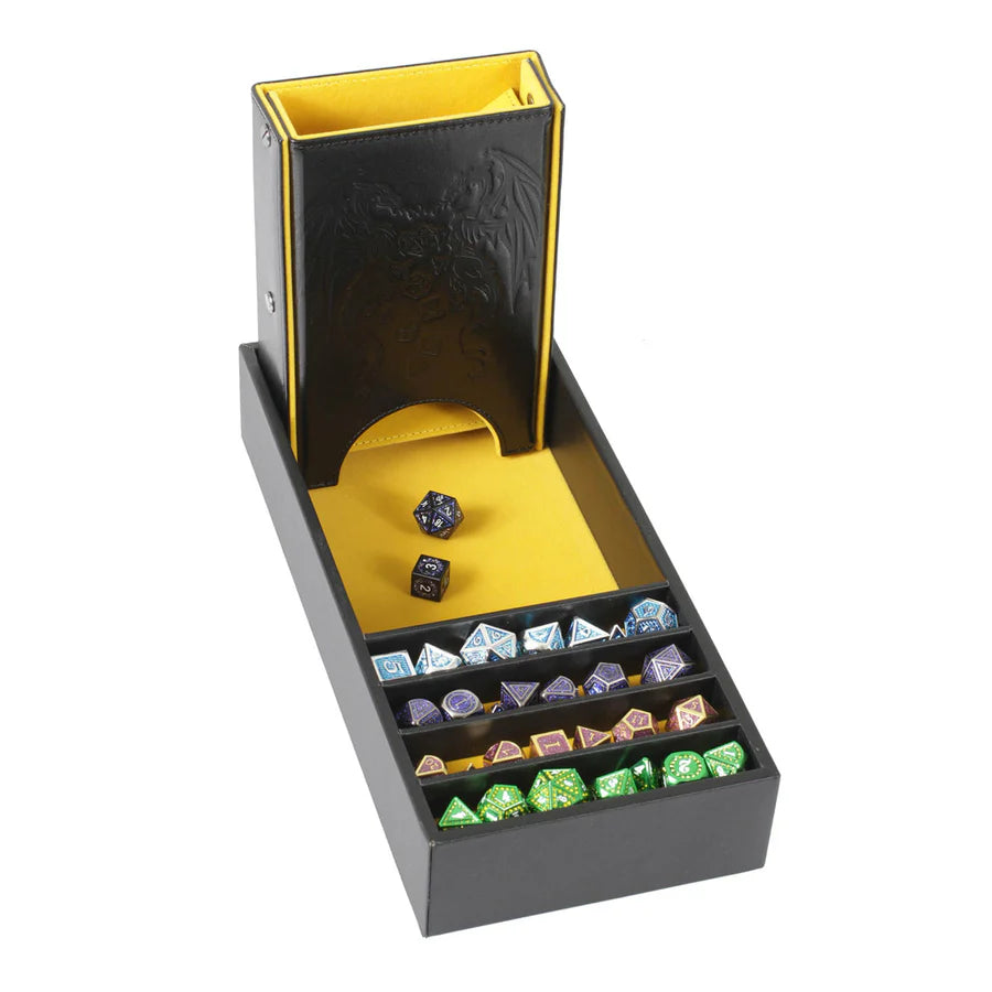Forged Gaming Citadel Dice Tower and Tray - Yellow | Odin's Place