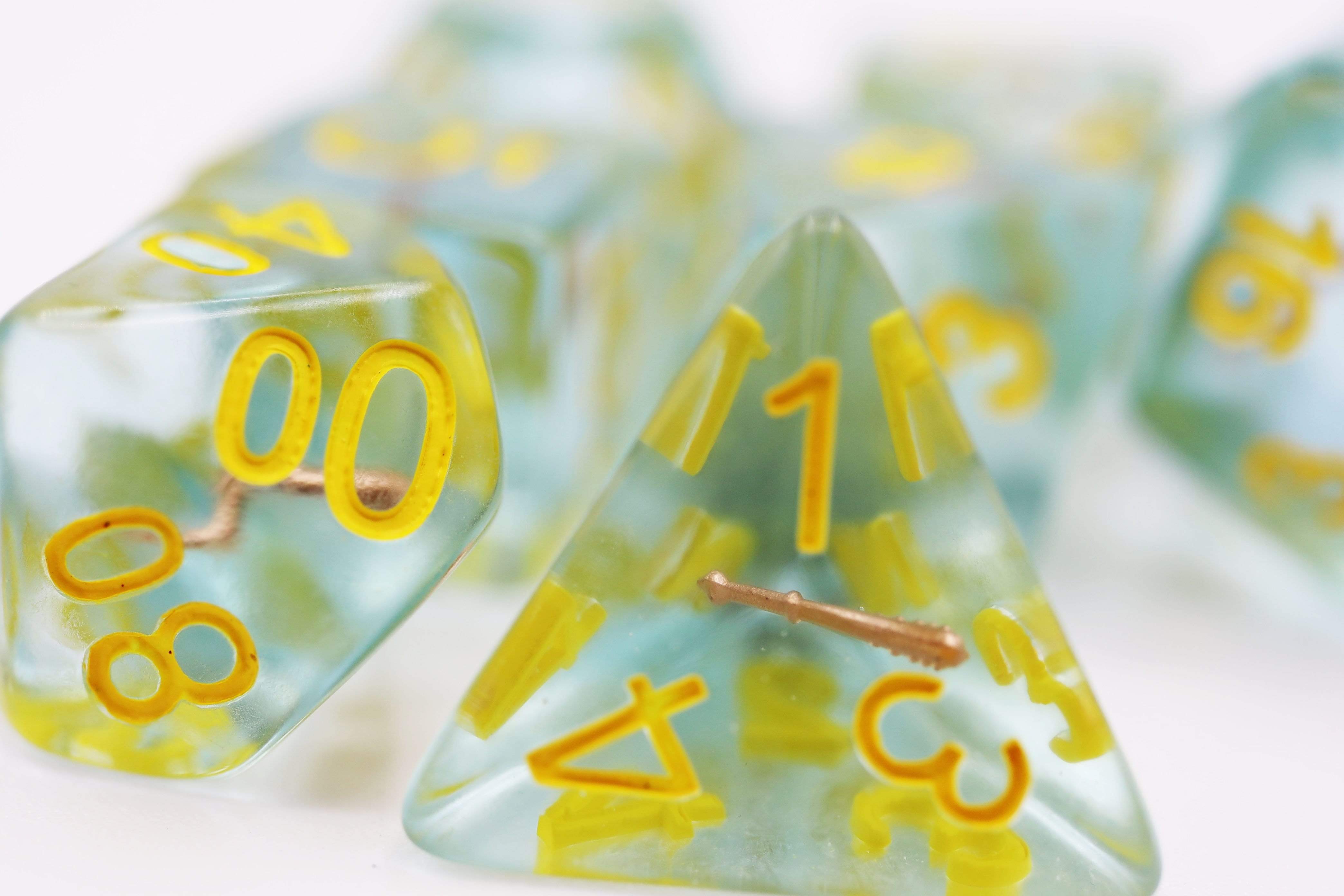 Foam Brain Cleric's Mace RPG Dice Set | Odin's Place