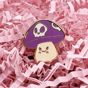 Sugar Cubed Studios Plushroom Enamel Pins | Odin's Place