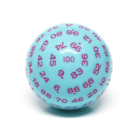 Foam Brain 100 Sided Die - Blue Jay D100 | Odin's Place