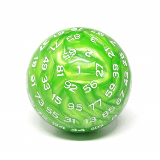 Foam Brain Dragon Head D100 - Green Pearl | Odin's Place