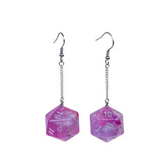 Foam Brain D20 Galaxy Earrings Assorted Colors | Odin's Place