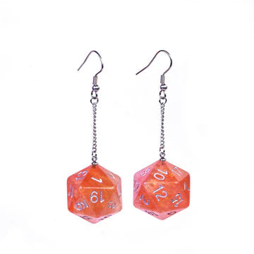 Foam Brain D20 Galaxy Earrings Assorted Colors | Odin's Place