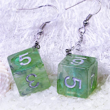 Foam Brain D6 Galaxy Earrings Assorted Colors | Odin's Place