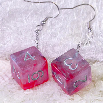 Foam Brain D6 Galaxy Earrings Assorted Colors | Odin's Place