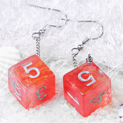 Foam Brain D6 Galaxy Earrings Assorted Colors | Odin's Place