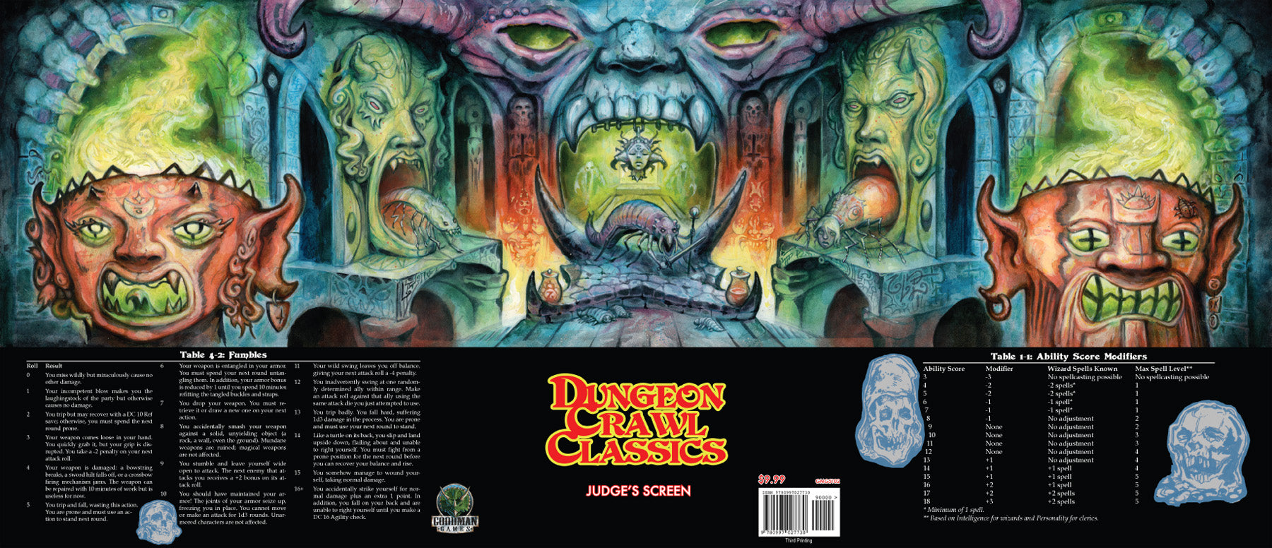 Dungeon Crawl Classics: Judges Screen | Odin's Place