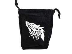Easy Roller Wolf Reversible Microfiber Self-Standing Large Dice Bag | Odin's Place