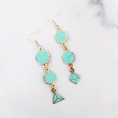 Sugar Cubed Dangle Earring Assotred Colors | Odin's Place