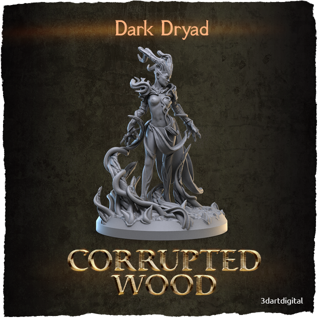 Dragon's Lair Printed Mini: Corrupted Wood Set | Odin's Place