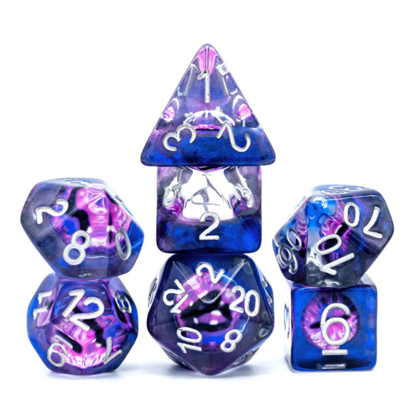 Foam Brain Dark Mage Eye RPG Dice Set | Odin's Place