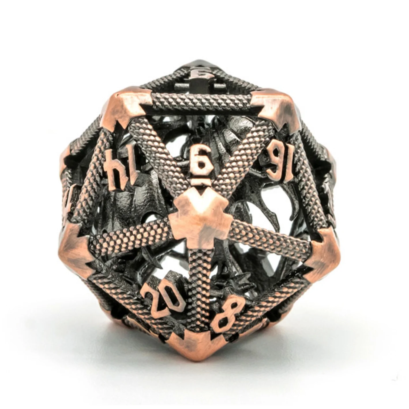 Foam Brain Hollow 18mm D20 - Dragon Keep Copper | Odin's Place