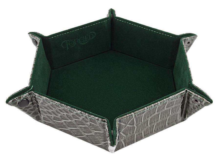 Forged Gaming Hexagon Snap Folding Dice Tray - Various Colors | Odin's Place