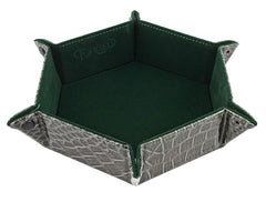 Forged Gaming Hexagon Snap Folding Dice Tray - Various Colors | Odin's Place