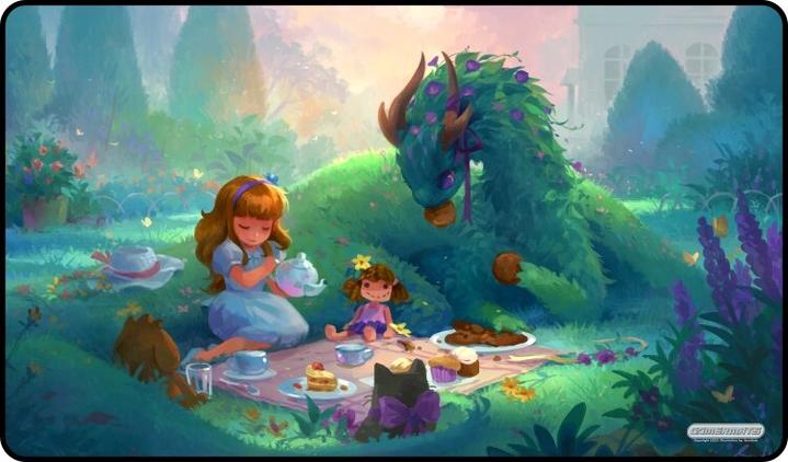 Gamer Mats Dragon Tea Party Playmat | Odin's Place