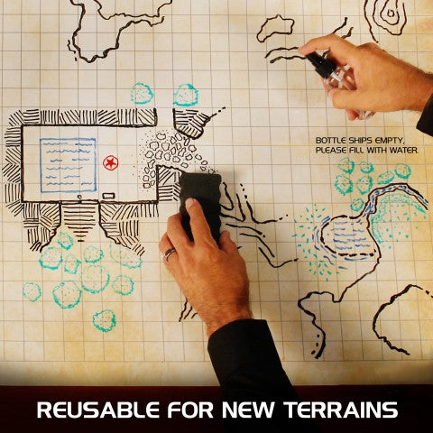 Enhance Tabletop RPG Grid Mat Campaign Kit | Odin's Place