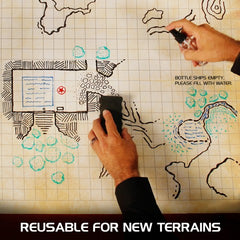 Enhance Tabletop RPG Grid Mat Campaign Kit | Odin's Place