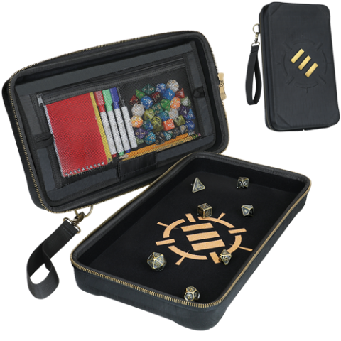 Enhance Tabletop RPGs Community Dice Organizer Case & XL Rolling Tray | Odin's Place