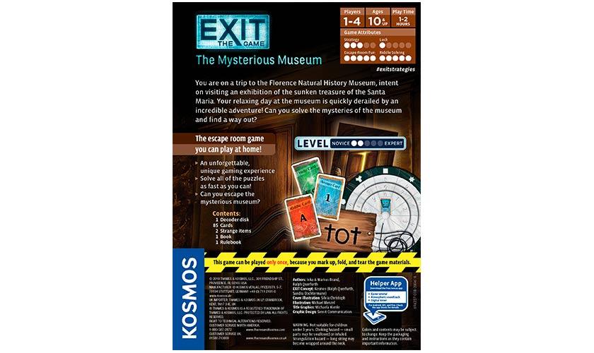 Exit: The Game – The Mysterious Museum | Odin's Place
