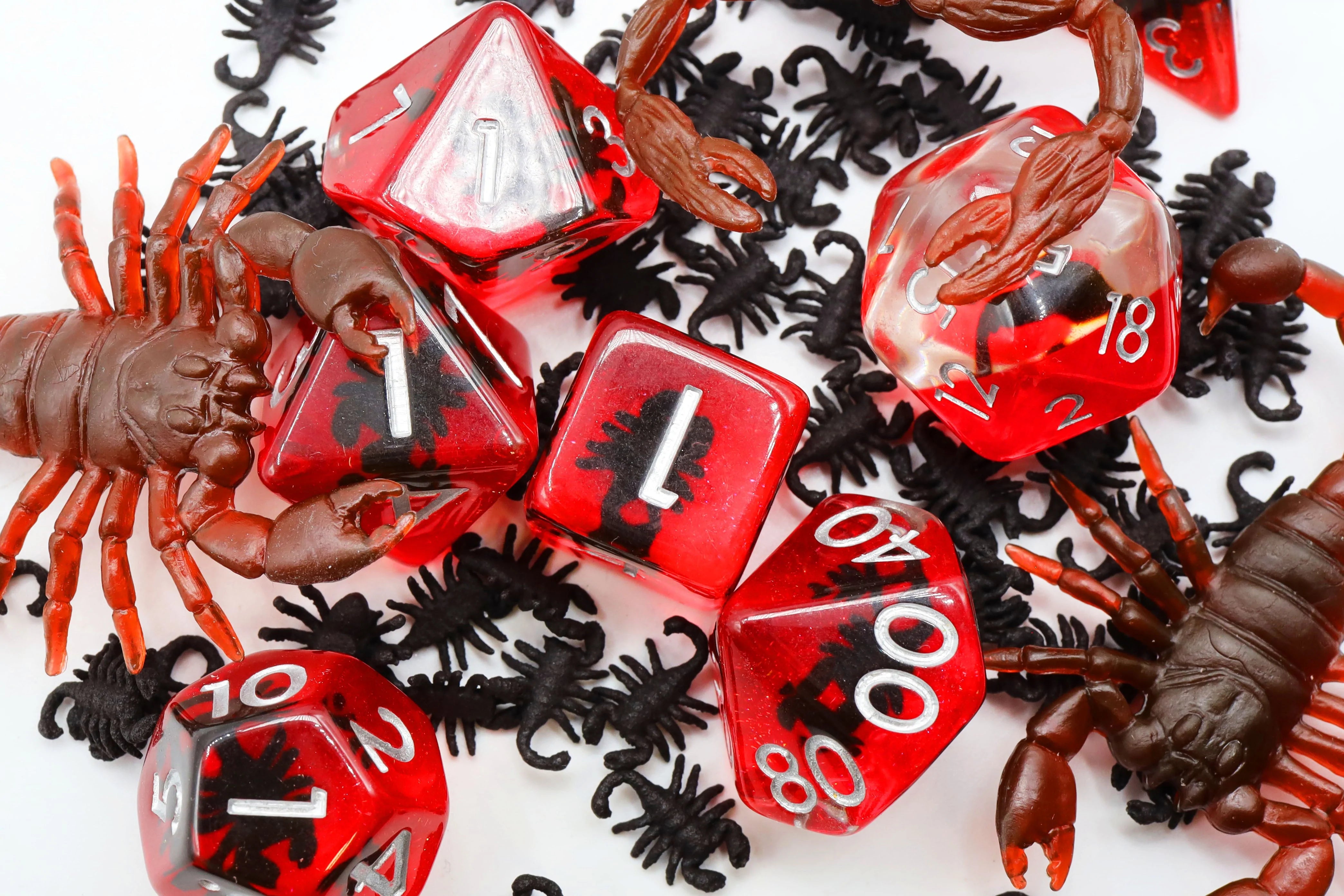 Foam Brain Poly 7 Dice Set: Scorpion | Odin's Place