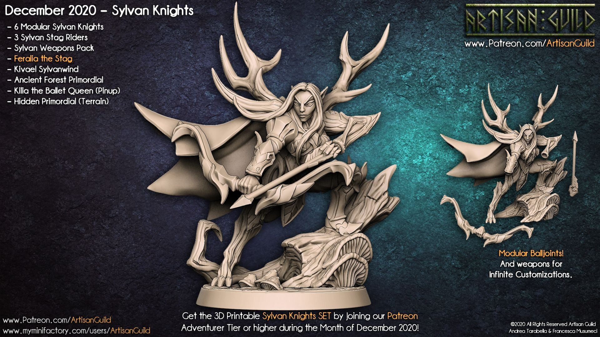 Dragon's Lair Printed Mini: Sylvan Knights Set | Odin's Place