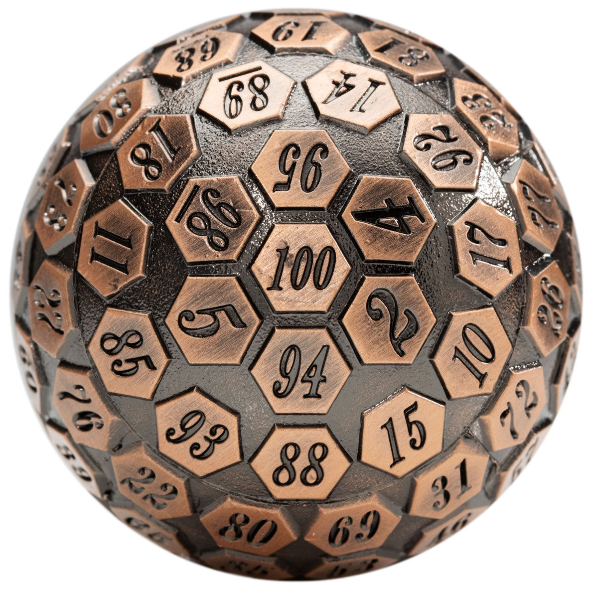 Brybelly Orb Of Predestined Fate D100, Ancient Copper | Odin's Place