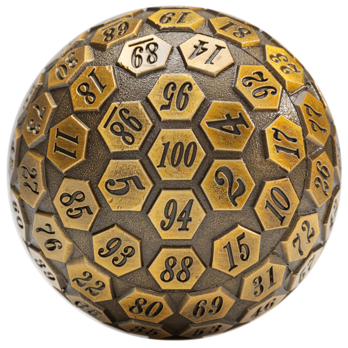 Brybelly Orb Of Predestined Fate D100, Ancient Gold | Odin's Place